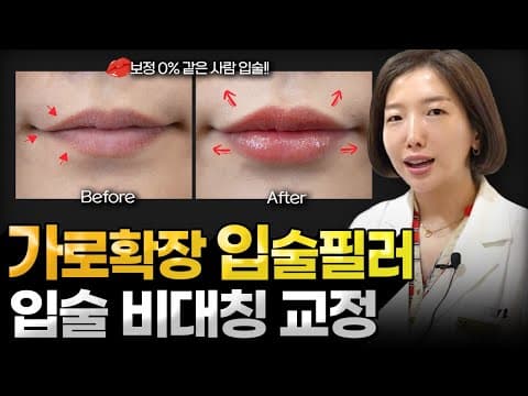 입술필러 어디까지 되니? 가로확장, 말린입술, 입술비대칭 교정..리얼후기❗